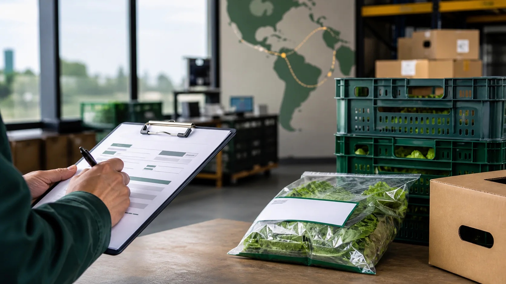 Rastreabilidade e controle de produtos alimentícios na cadeia brasileira.